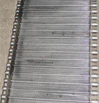 Click for enlarge image of Roller Chain Belt With Side Flights And Square Bar